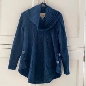 Anthropologie poncho sweater